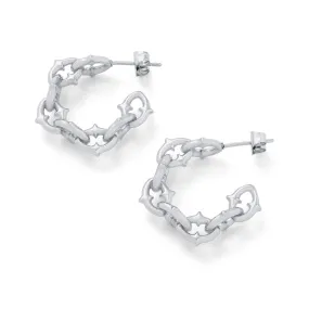 "The Cathedral" 6mm Spiked Hoop Earrings