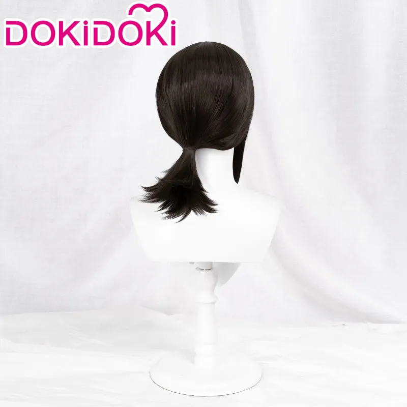 【Ready For Ship】 DokiDoki Manga Anime  Cosplay Long Black Wig / Hairpin Women