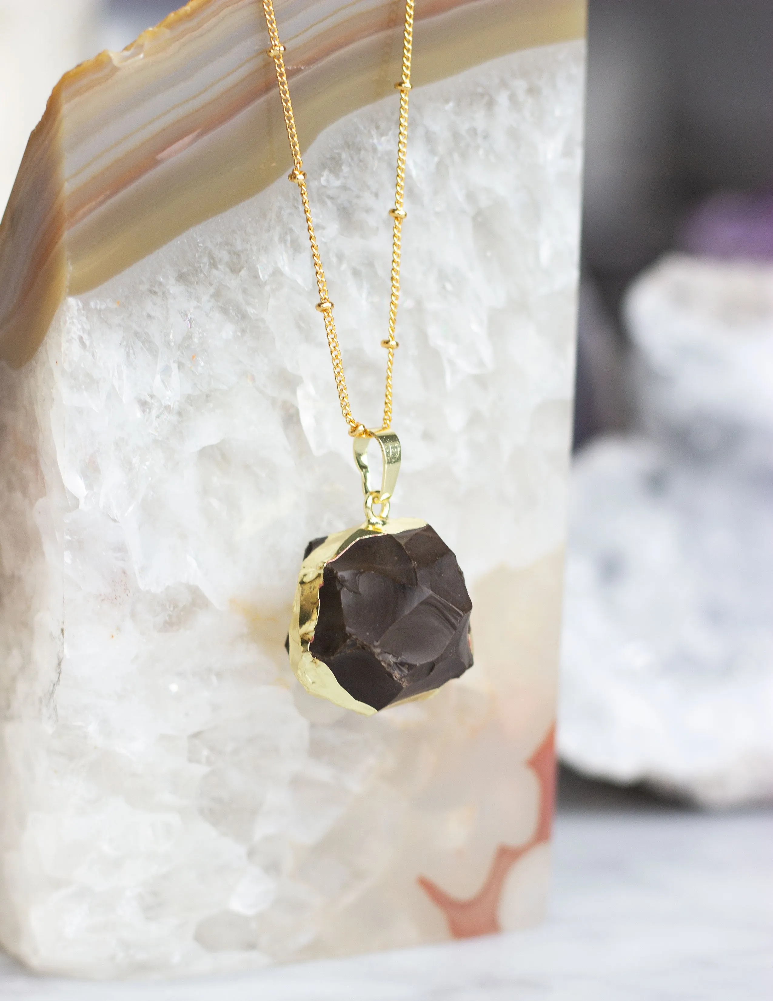 ROUND JASPER PENDANT- 0307