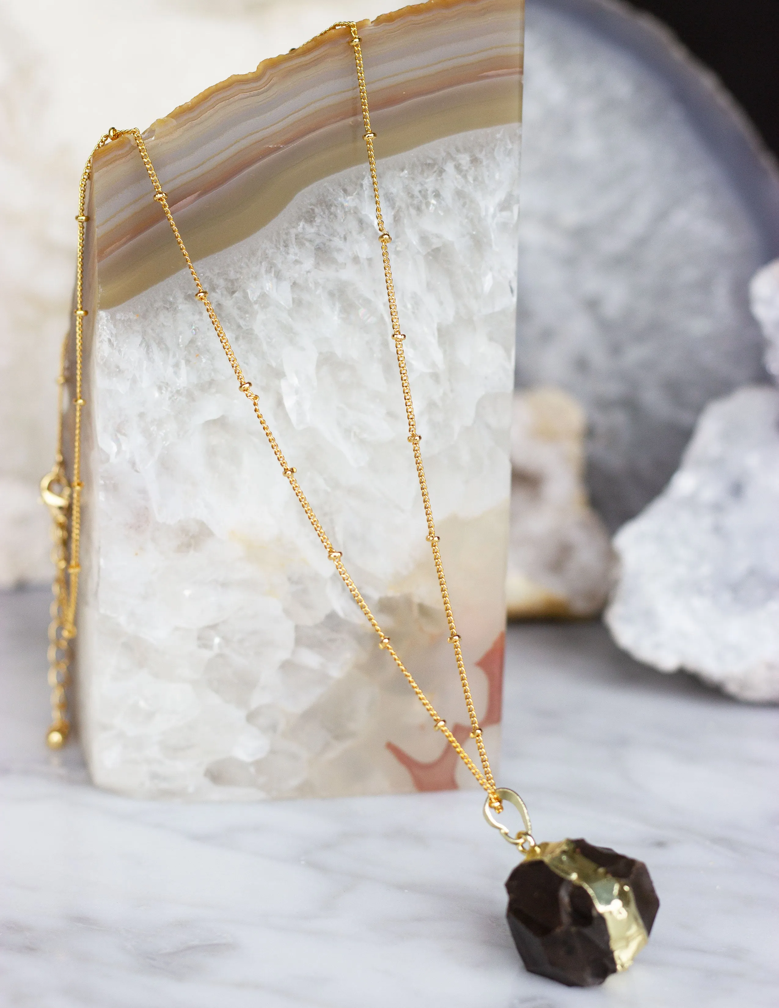 ROUND JASPER PENDANT- 0307