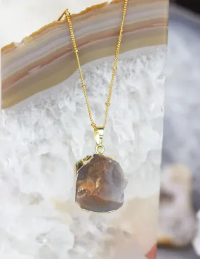 ROUND JASPER PENDANT- 0310