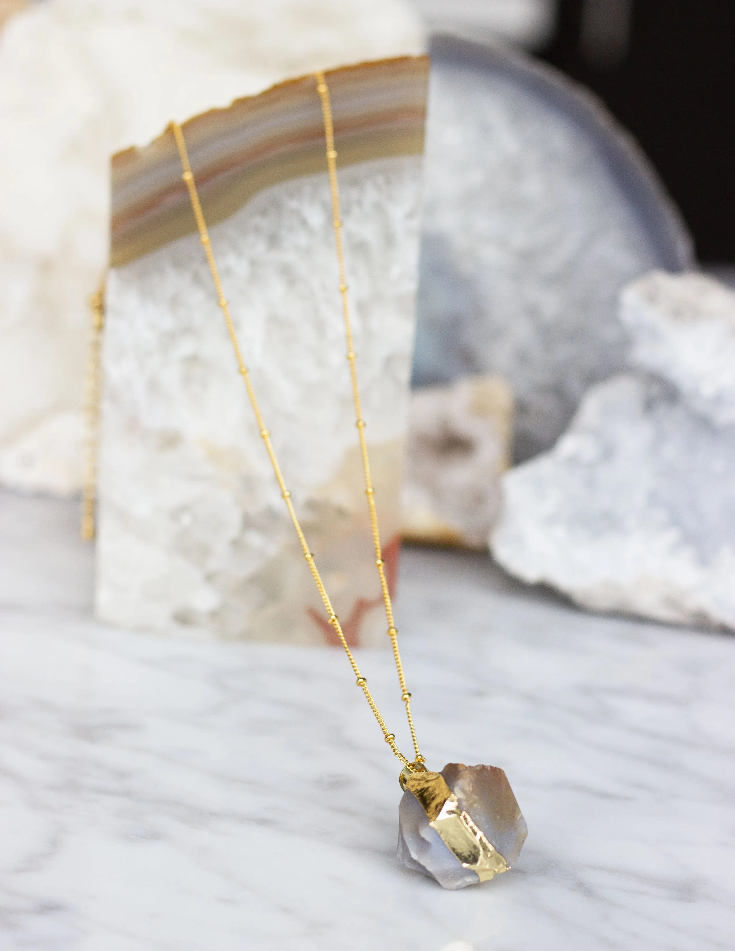 ROUND JASPER PENDANT- 0310