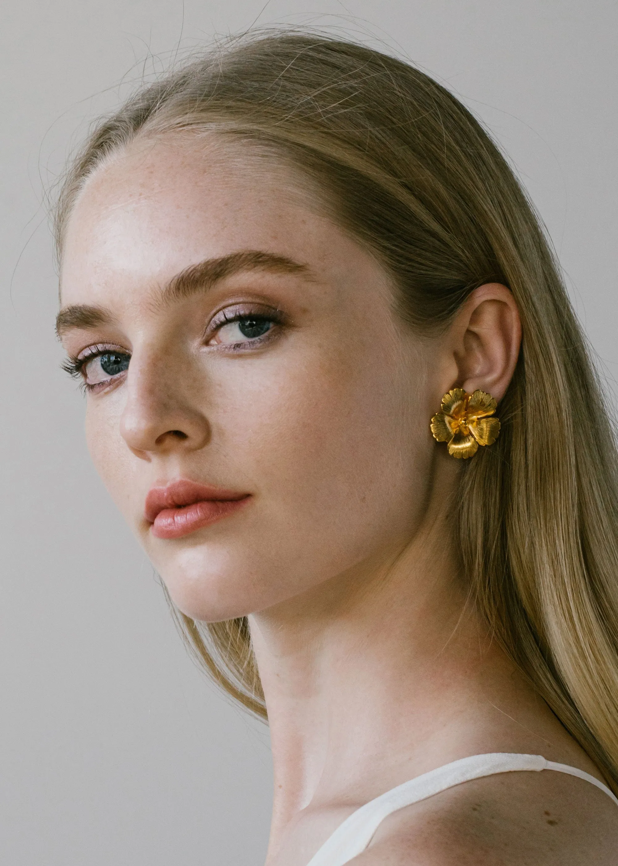 Rowena Earrings -- Antique Gold