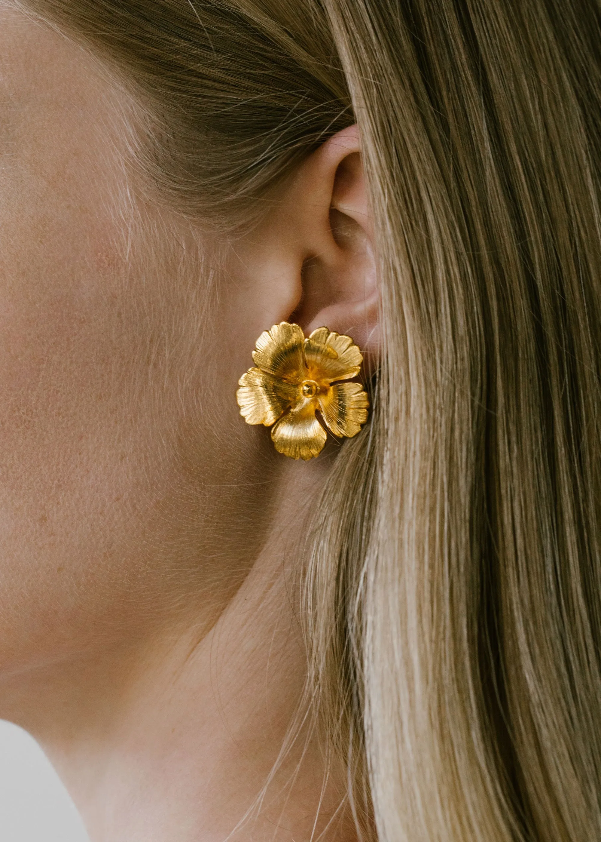 Rowena Earrings -- Antique Gold