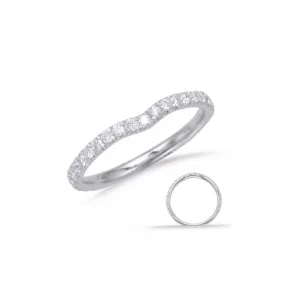 S Kashi & Sons Curved Wedding Band EN7918-B10WG