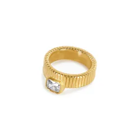 Savannah Ring - Gold/Sone