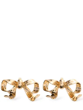 Self-portrait   Bow stud earrings 