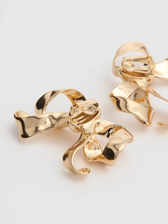 Self-portrait   Bow stud earrings 