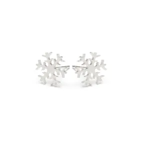 Silver Snowflake Earrings