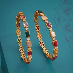 Silver Temple Bangle 156550