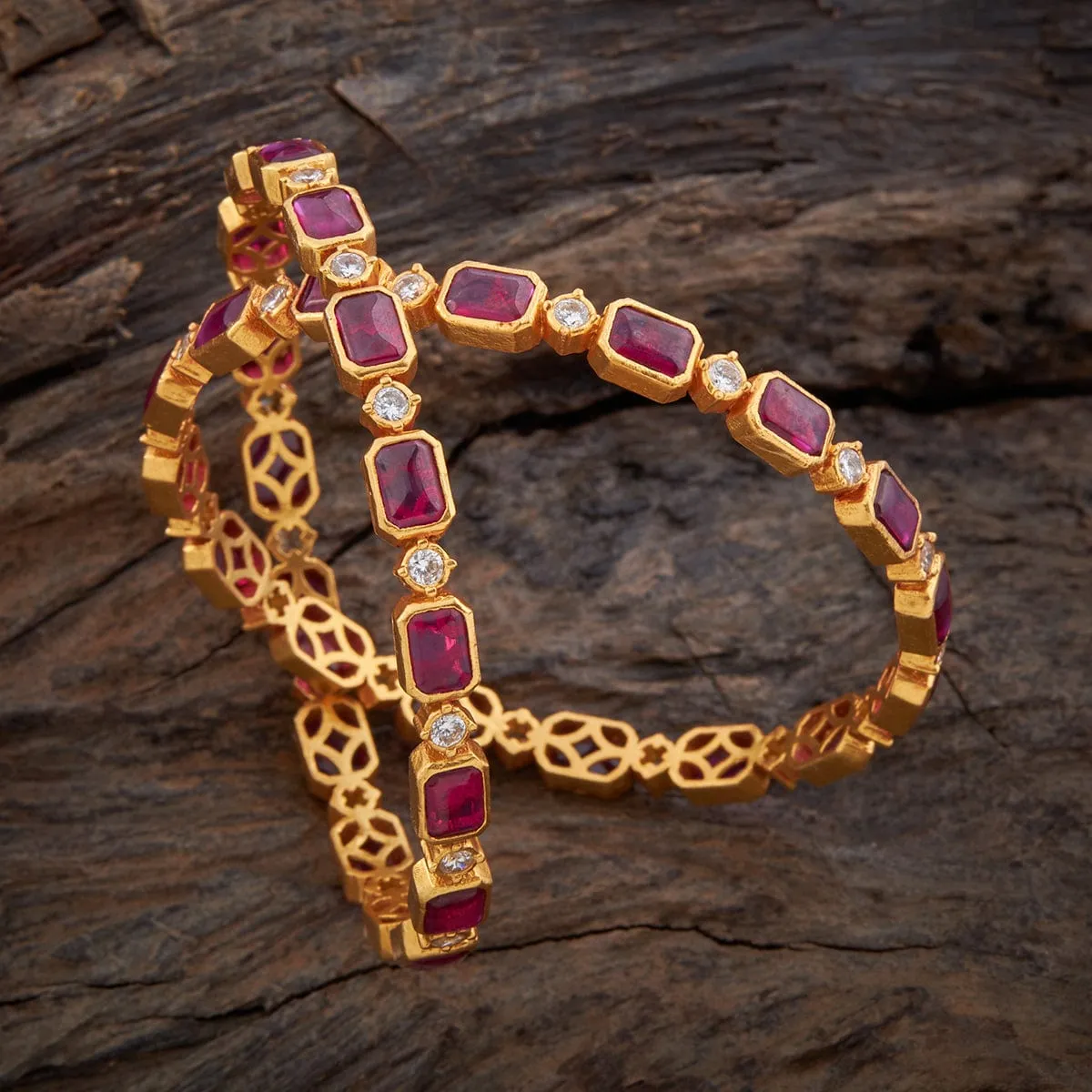 Silver Temple Bangle 156550