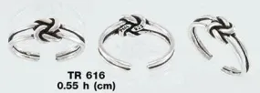 SILVER TOE RING TR616