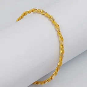 Solid Twisted Bangle