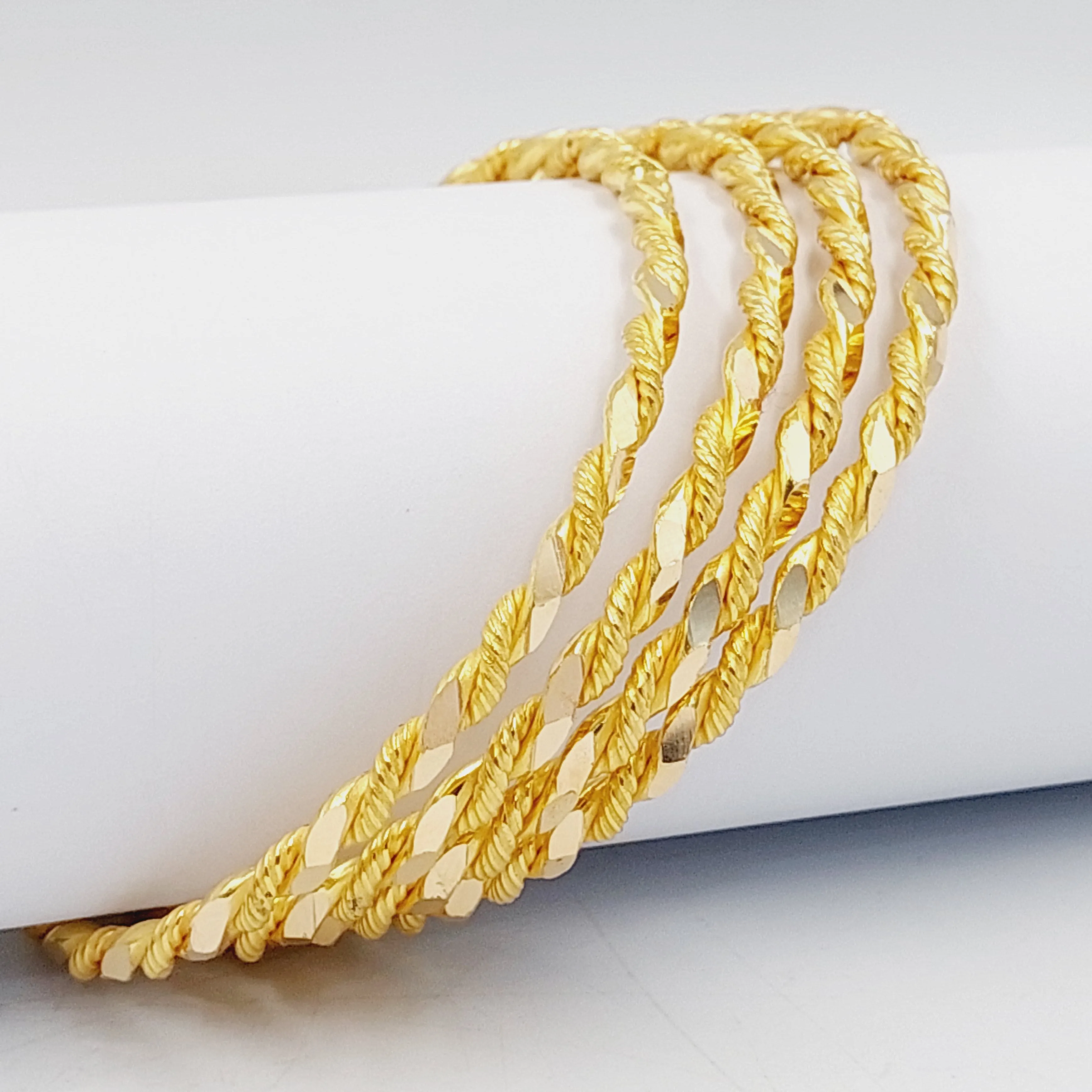 Solid Twisted Bangle