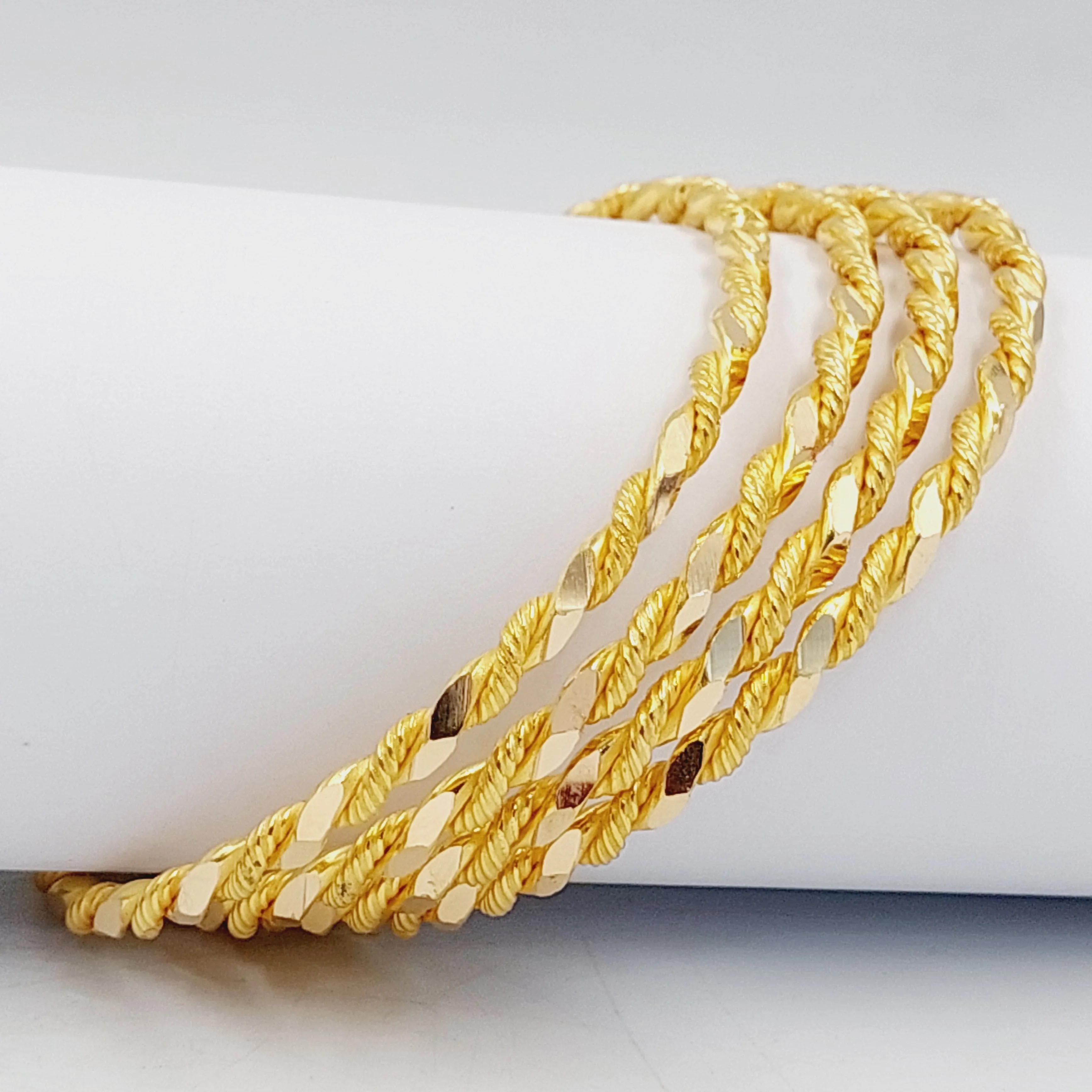 Solid Twisted Bangle