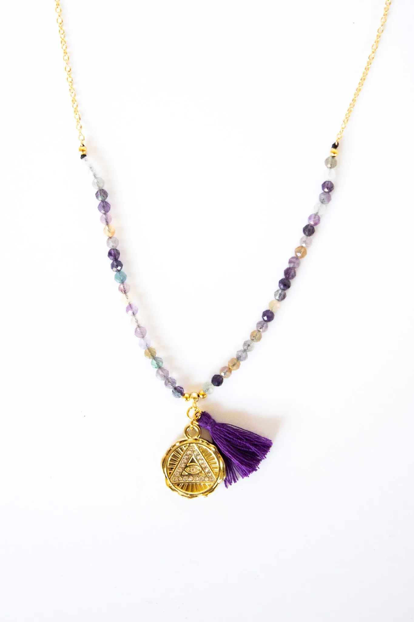 Spirits & Stones Pyramid Necklace