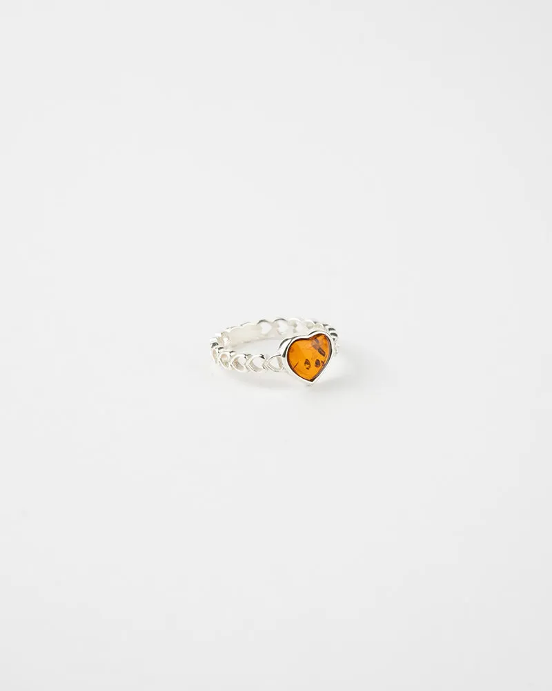 Subtle Heart Ring - Minimalist 925 Sterling Silver Heart-Shaped Jewelry