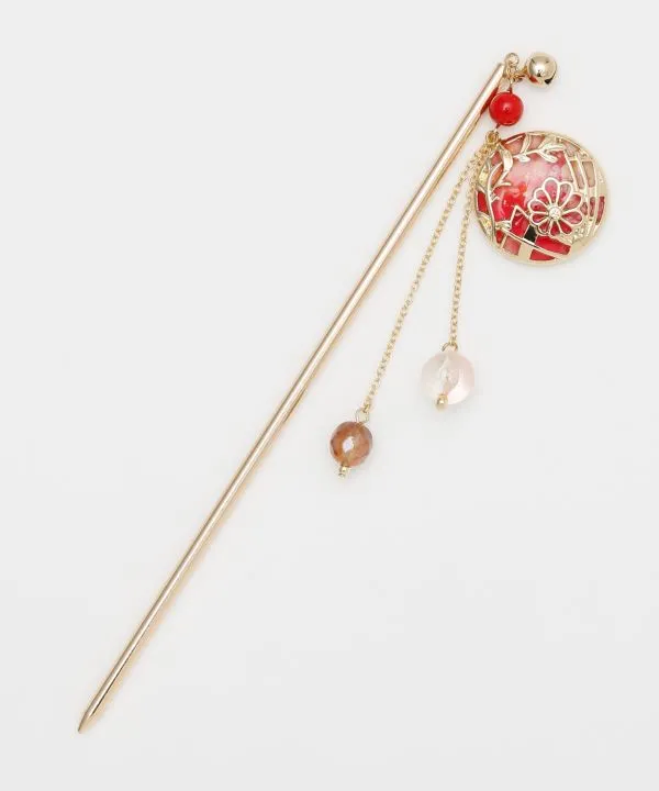 TEMARI KANZASHI Hair Stick - Flower