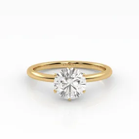 The Round Six Prong Solitaire