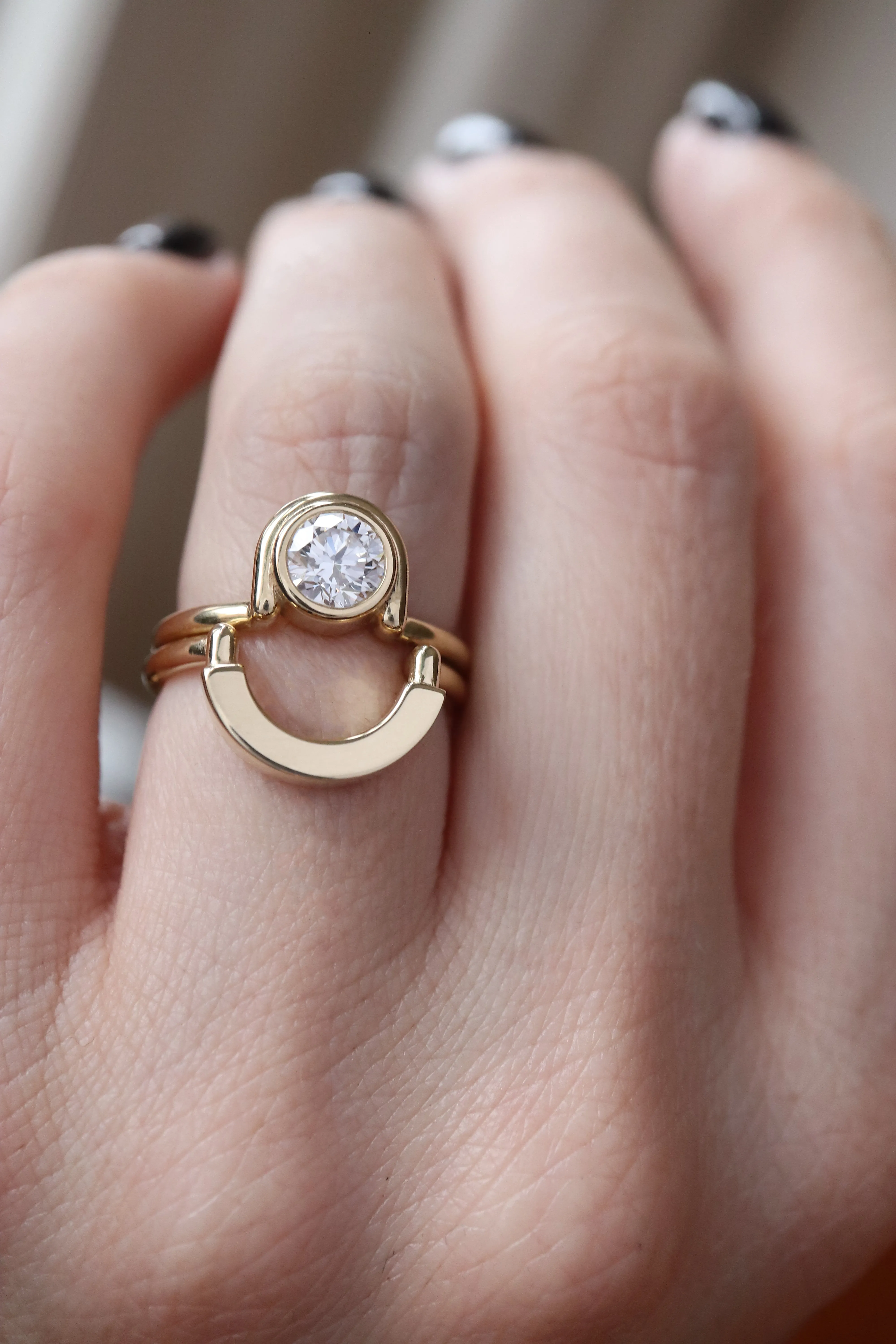 Tide Ring • Solid • Yellow Gold