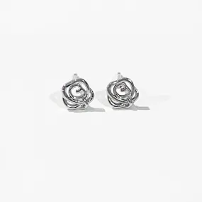 Tiny Floral Stud Earrings (GOLD OR SILVER)