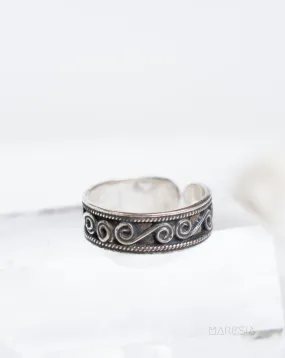 Toe Ring ~ Sterling Silver 925~ SMT009