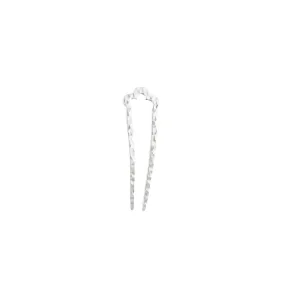 Trefoil Hair Pin in Silver - Small  | Available to ship January 14, 2025