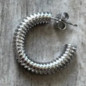 Twisted Treasures Mini Coil Hoop Earrings