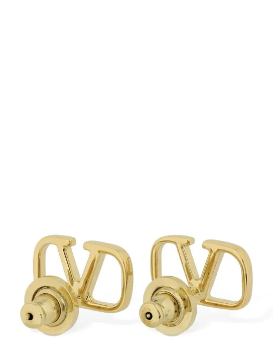 Valentino Garavani   1.5cm V logo stud earrings 