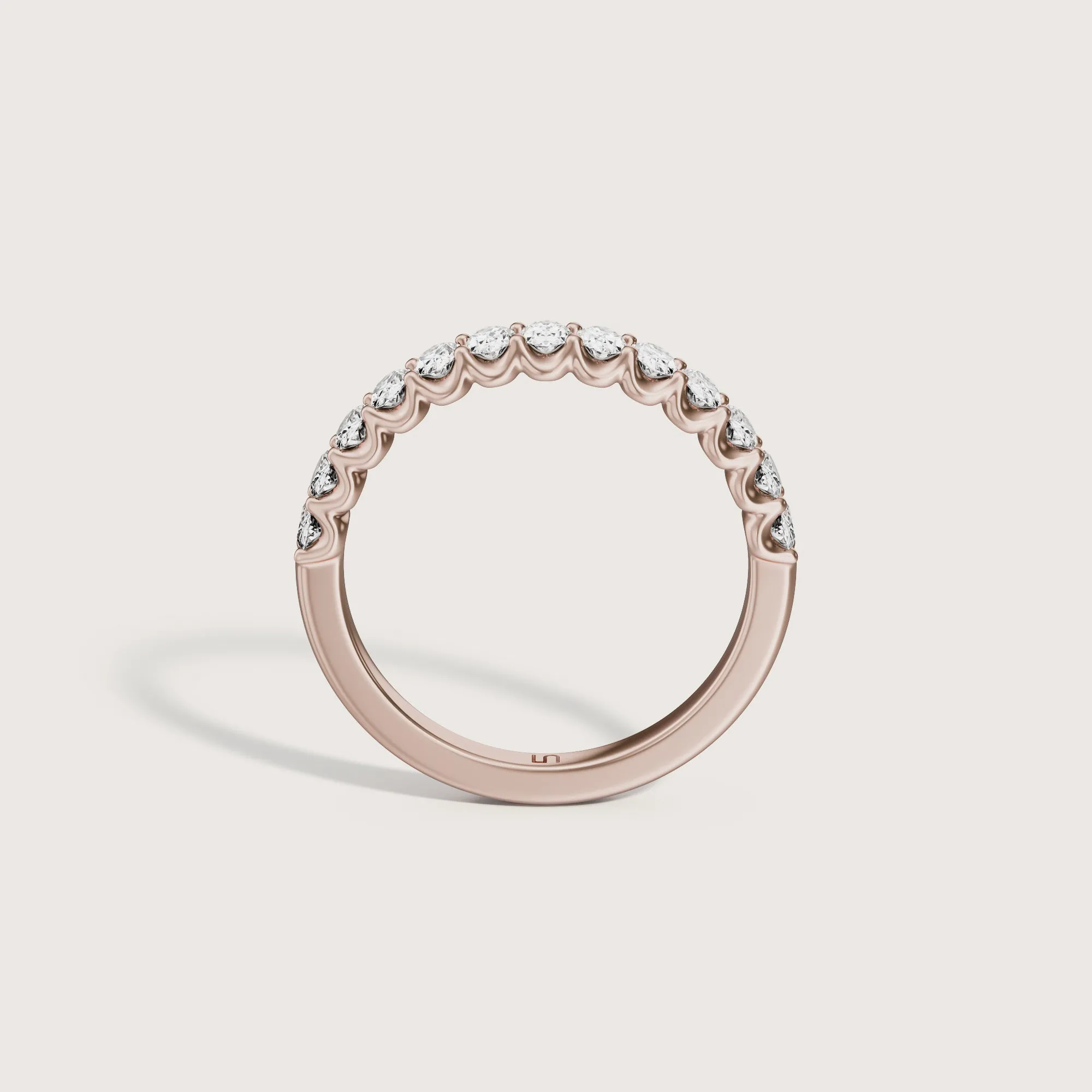 Valley Oval Diamond Band  | Halfway Diamonds