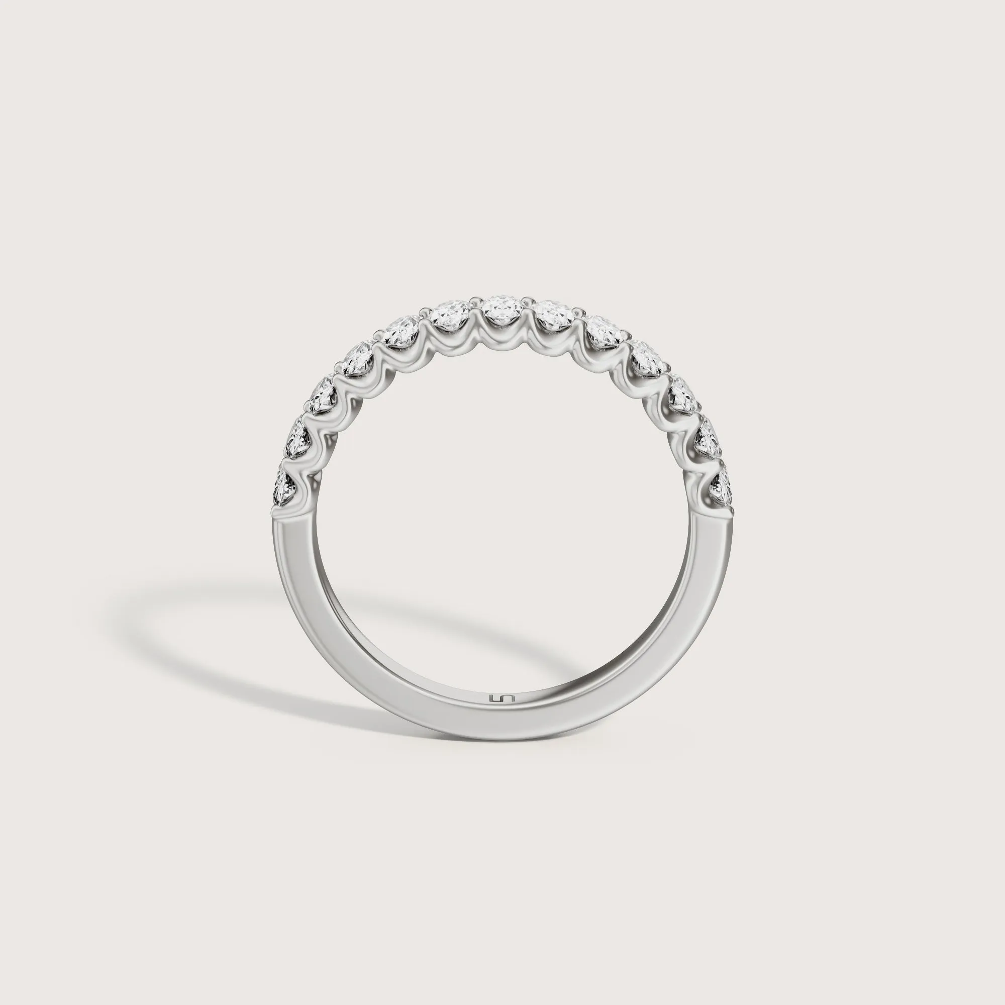 Valley Oval Diamond Band  | Halfway Diamonds