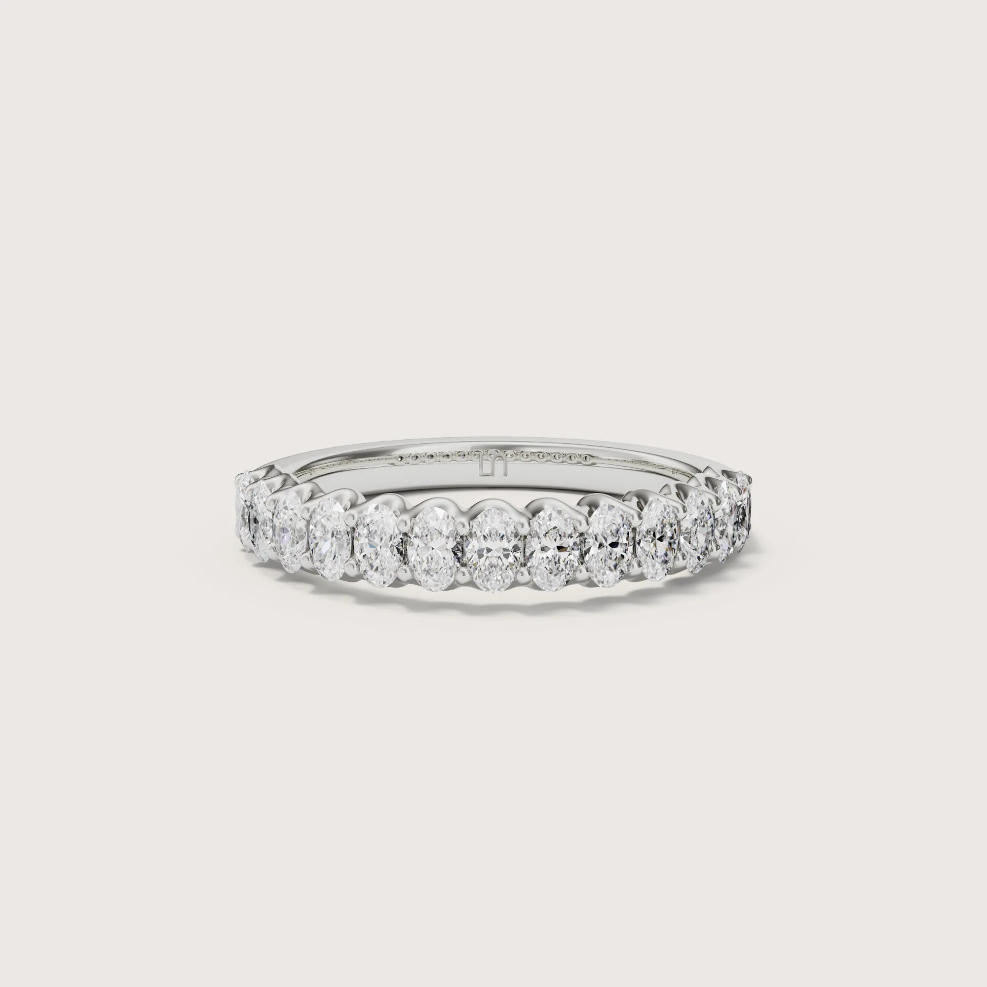 Valley Oval Diamond Band  | Halfway Diamonds
