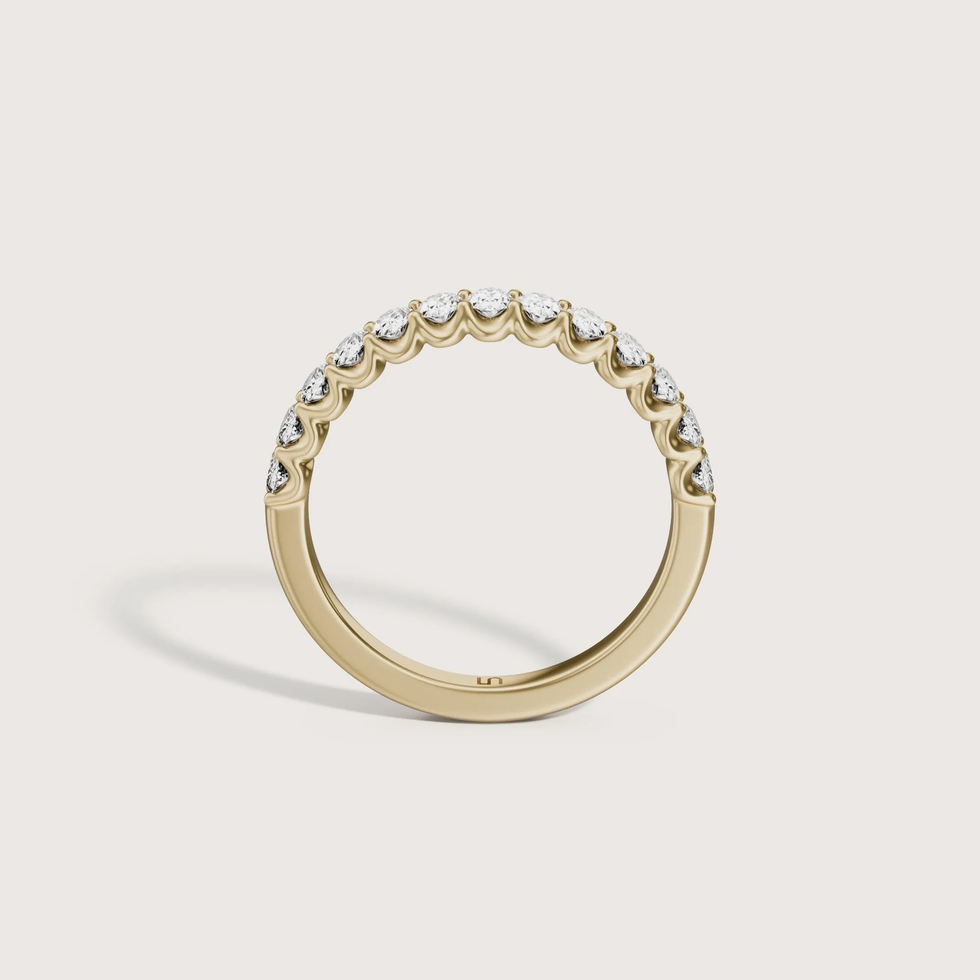 Valley Oval Diamond Band  | Halfway Diamonds