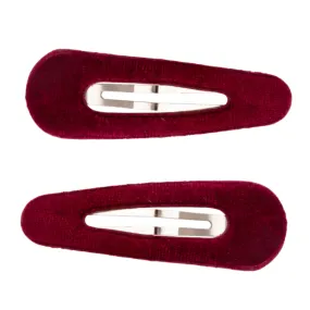 Velvet Angled Hairpin Set