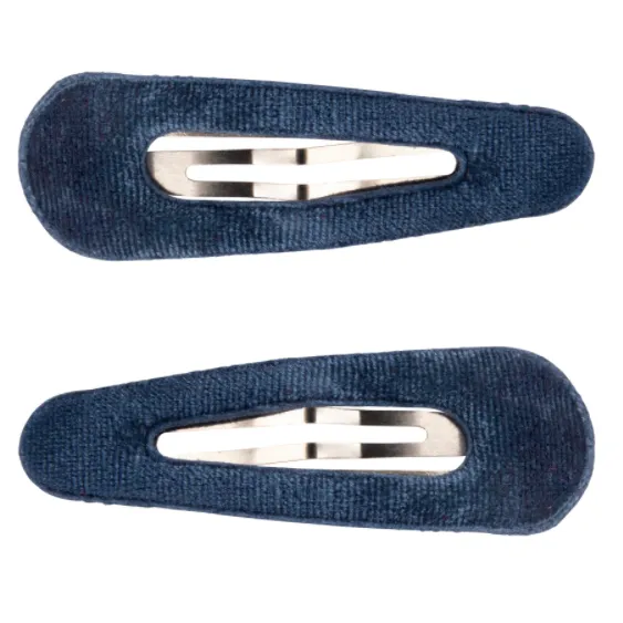 Velvet Angled Hairpin Set