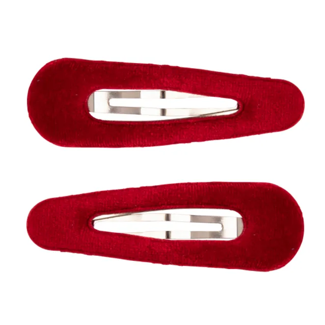 Velvet Angled Hairpin Set