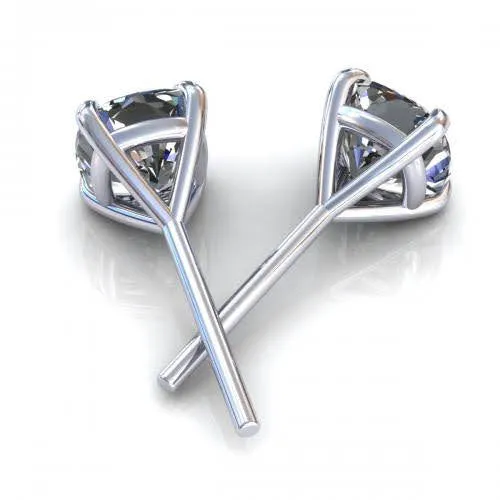 VIP 1.00CT Diamond Stud Earrings in 14KT White Gold