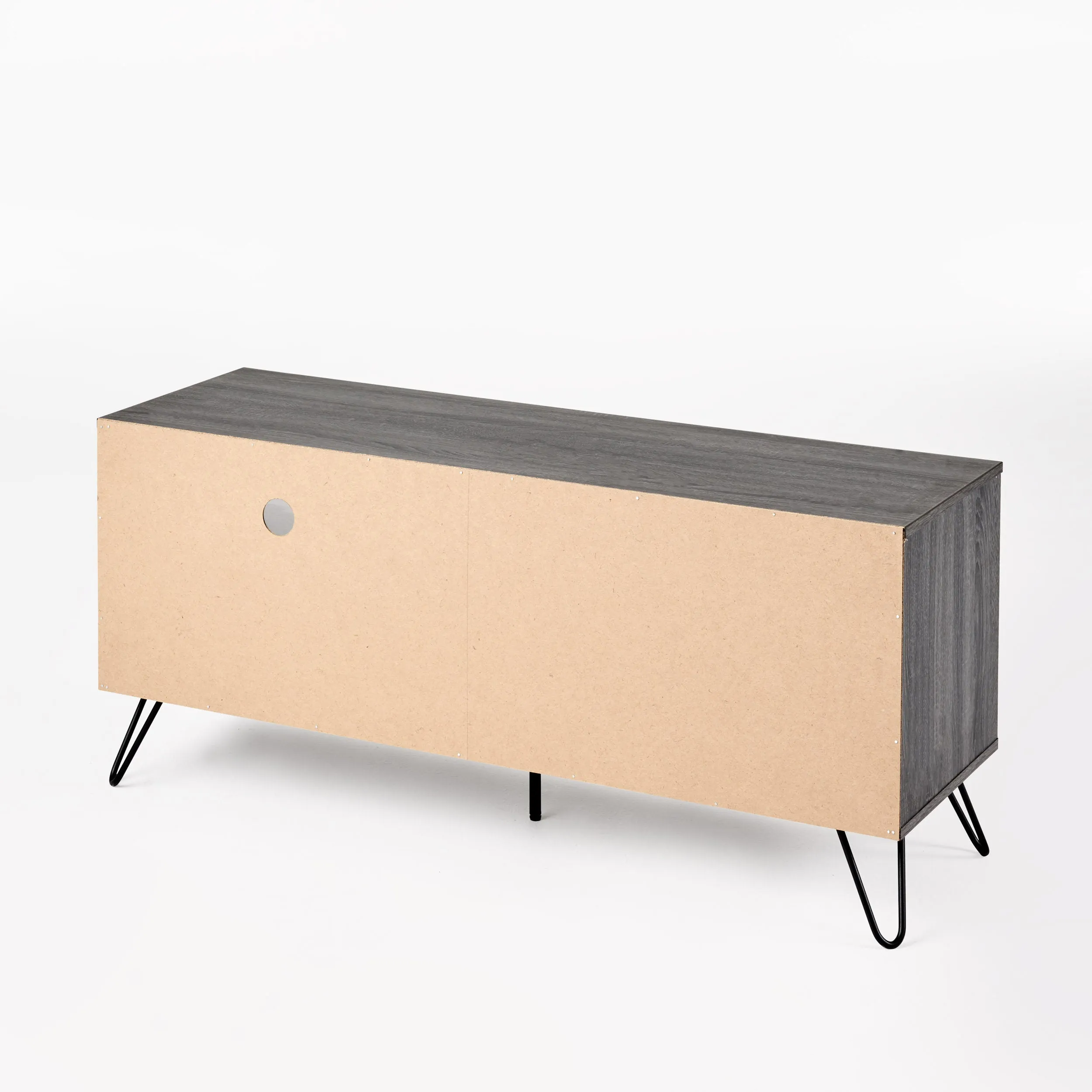 Vivian Mid Century Modern Cabinet & Shelves TV Stand