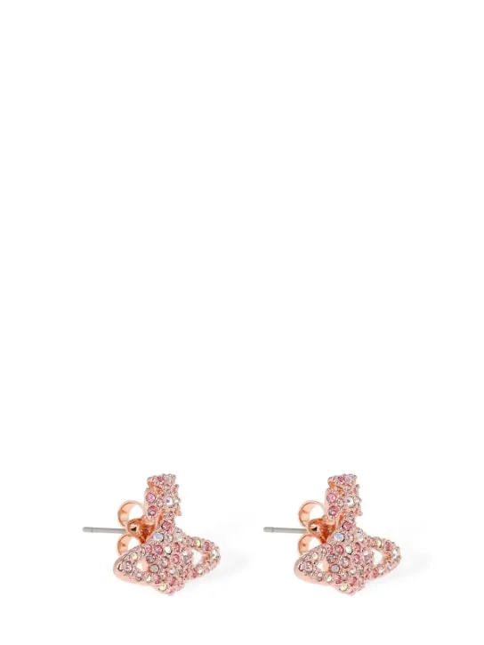 Vivienne Westwood   Grace bas relief stud earrings 