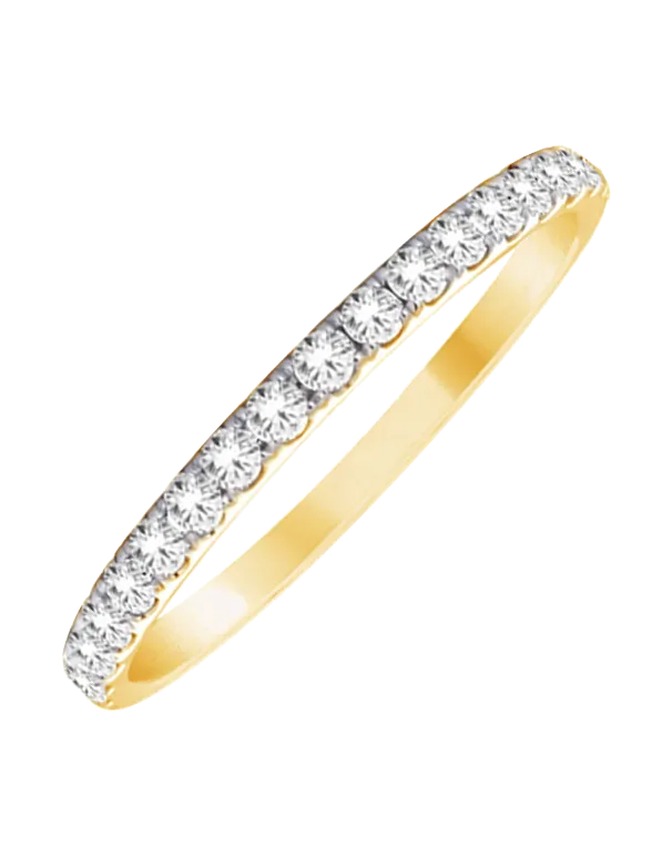 Yellow Gold Ring - 18ct Yellow Gold Diamond Ring - 755505