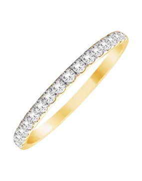 Yellow Gold Ring - 18ct Yellow Gold Diamond Ring - 755505