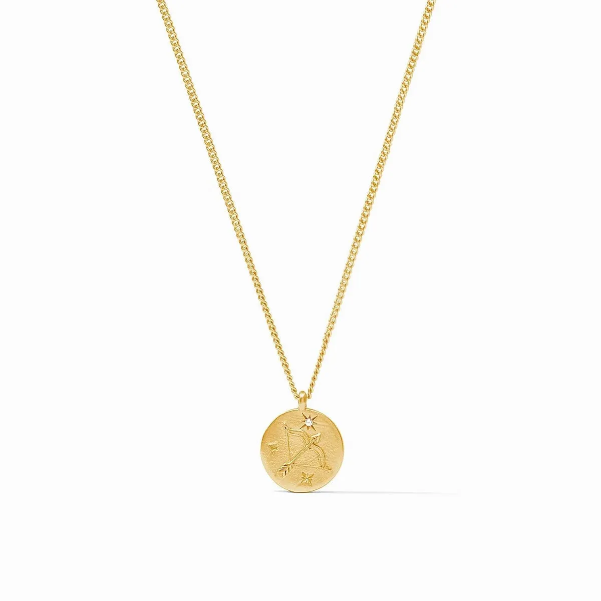 Zodiac Delicate Necklace - Sagittarius - Cubic Zirconia